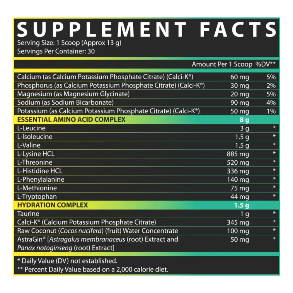 Nutrex EAA Hydration - 30srv Maui Twist, фото 2