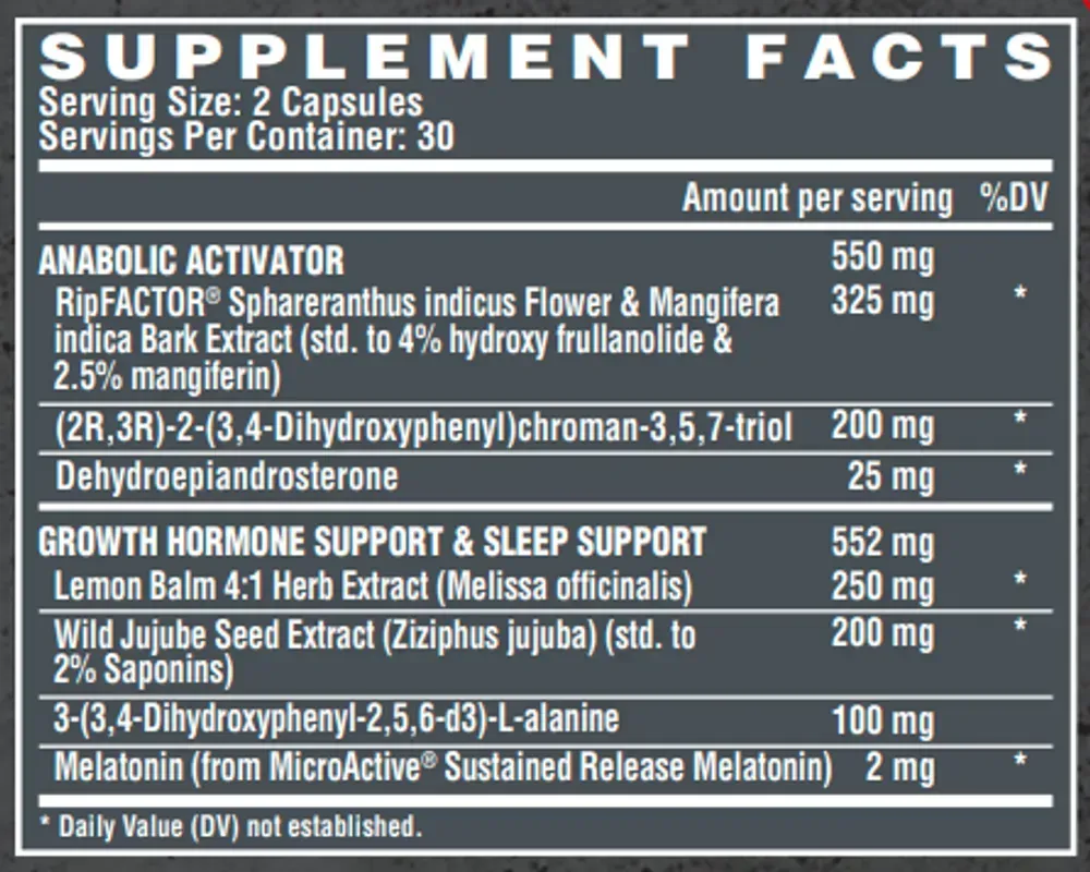 Nutrex Anabol Hardcore PM - 60 liquid caps, фото 2