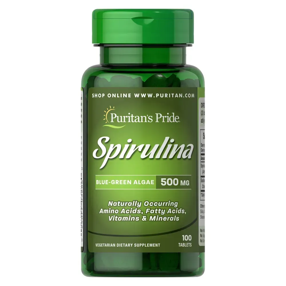 Spirulina 500mg - 100 tabs