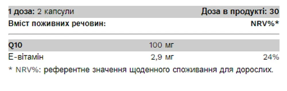 Coenzyme Q10 - 60 caps
