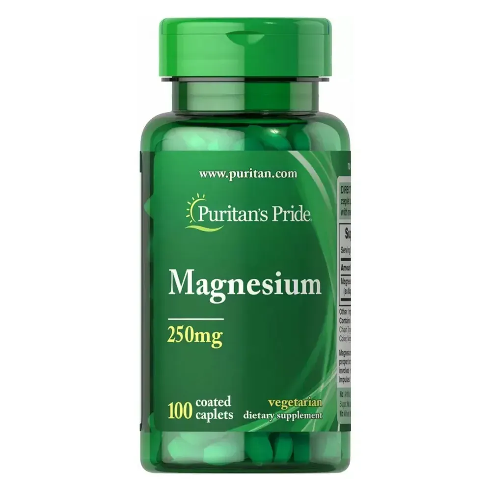 Magnesium 250 mg, упаковка на 100 капсул у каталозі добавок