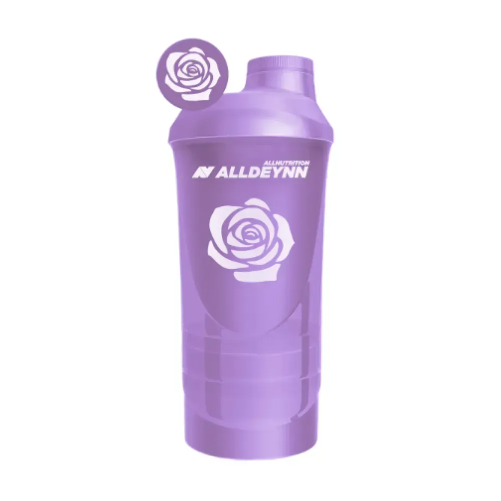 Allnutrition Shaker 2 in 1 Purple Rose