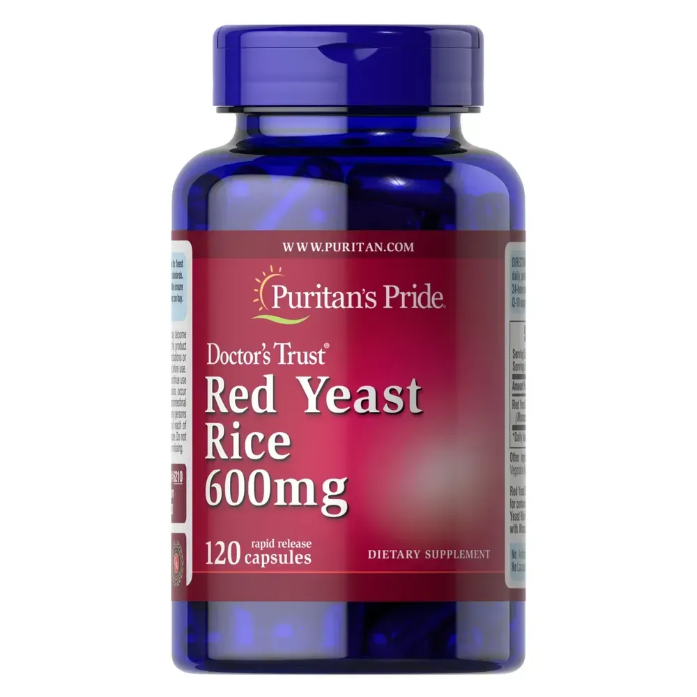 Red Yeast Rice 600 mg - 120 Capsules