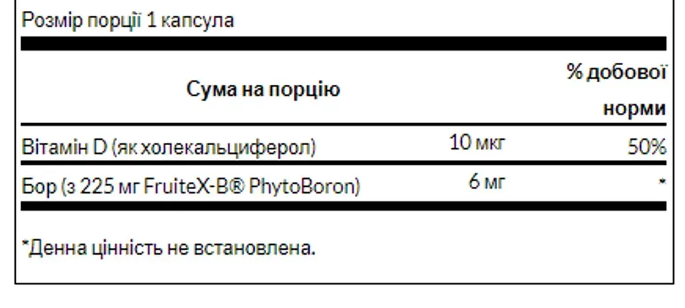 Vitamin D Boron Complex - 60caps