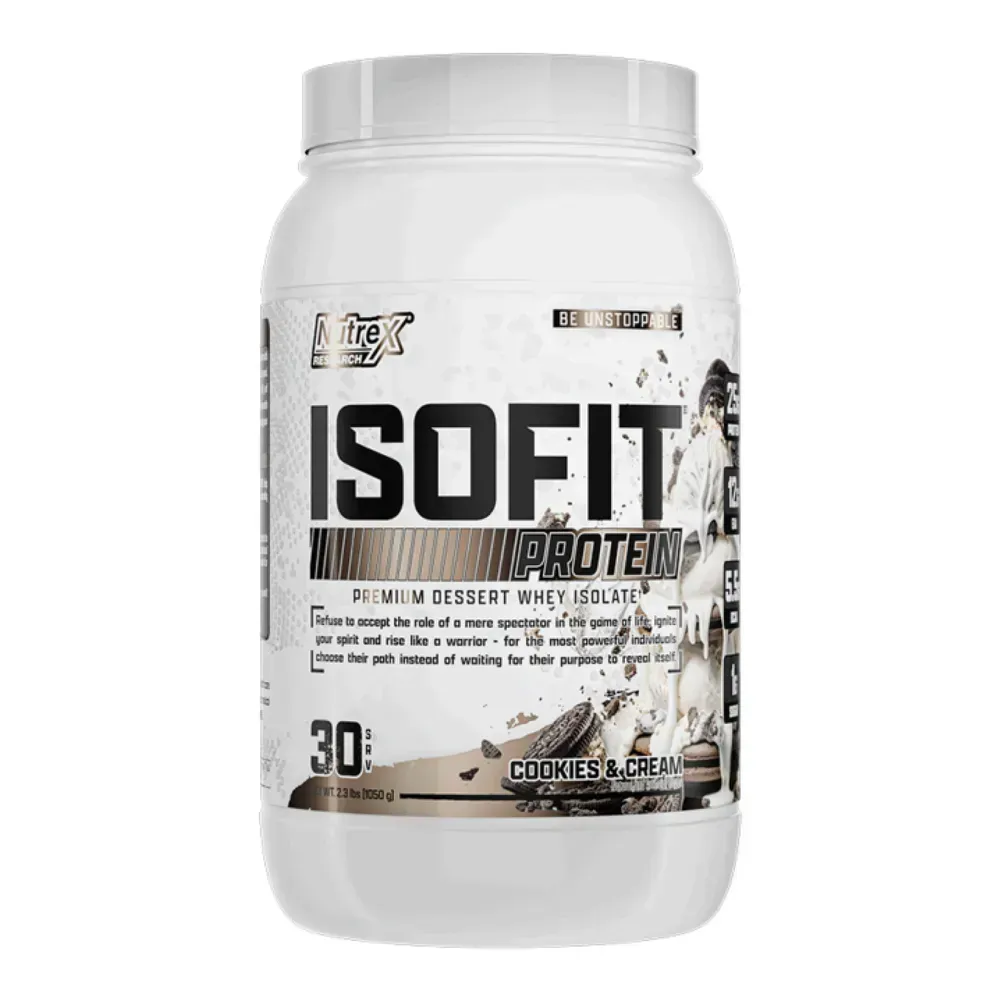 Nutrex Isoﬁt - 30srv Cookies Cream, Печиво з кремом