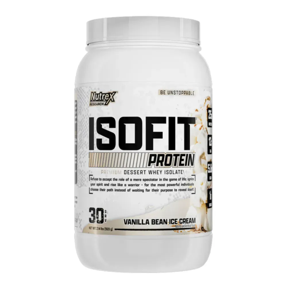 Nutrex Isoﬁt - 30srv Vanilla Bean Ice Cream, Морозиво