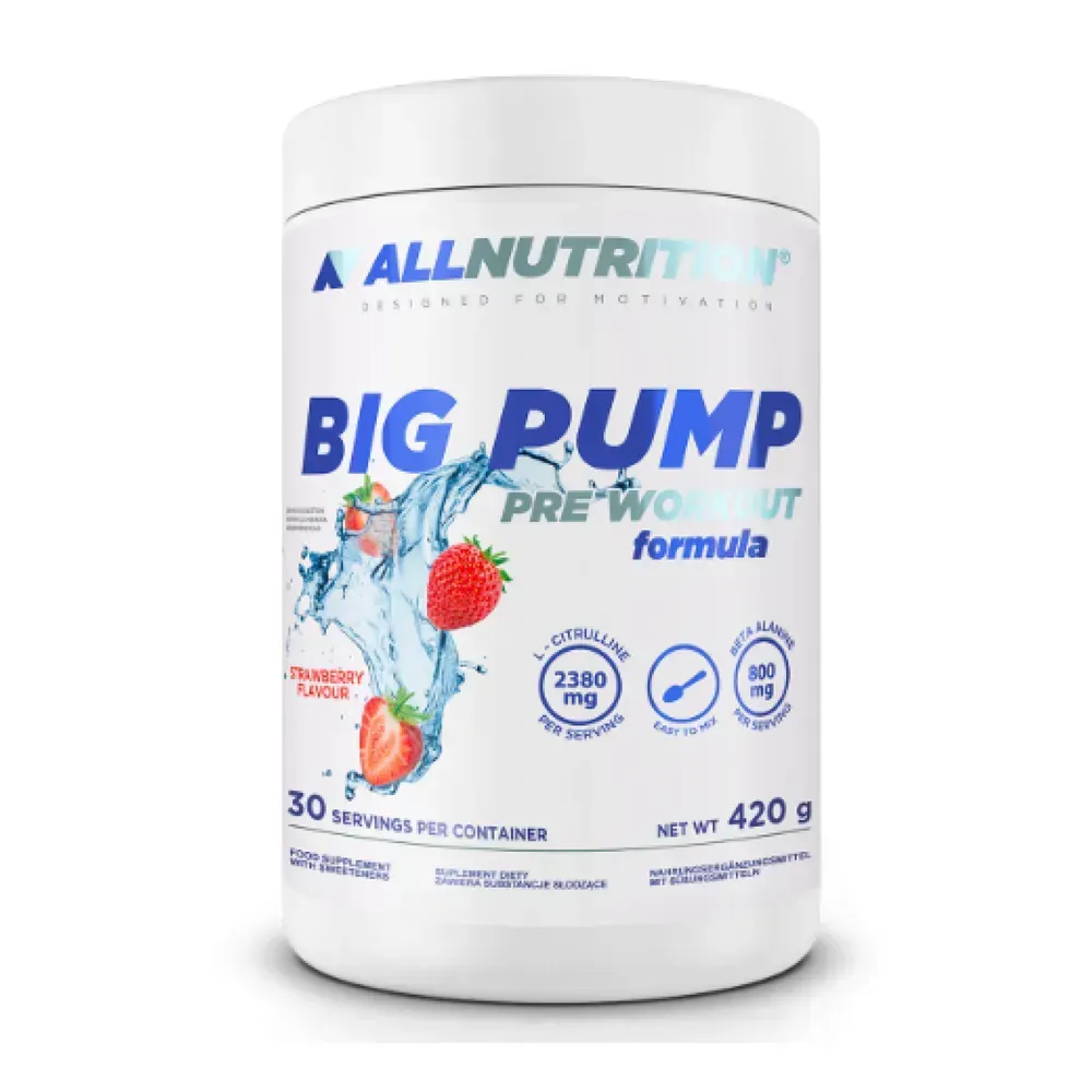 Big Pump Pre Workaut Formula - 420g Strawberry
