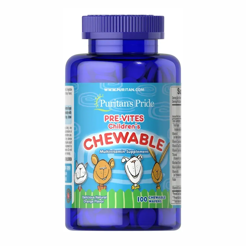 Puritans Pride Pre-Vites Children's Multivitamin - 100 Chewables