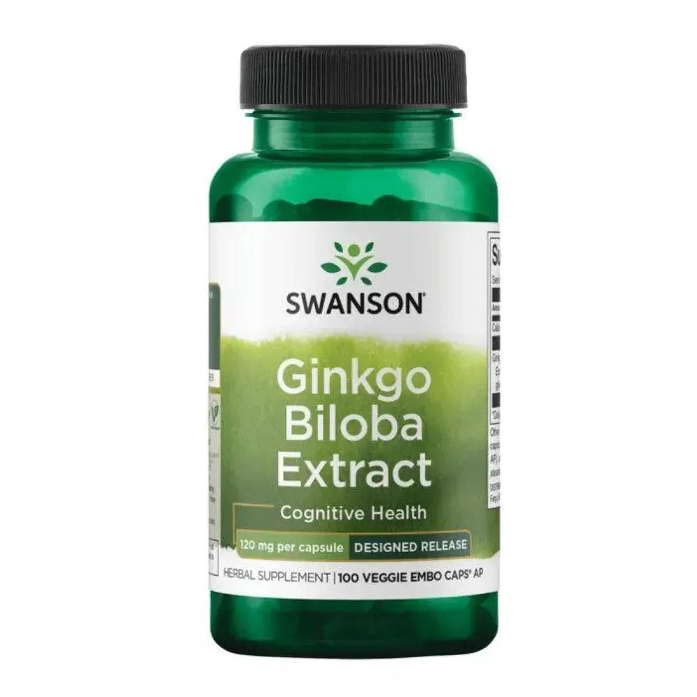 Ginkgo Biloba Extract 120 mg - 100 veg caps