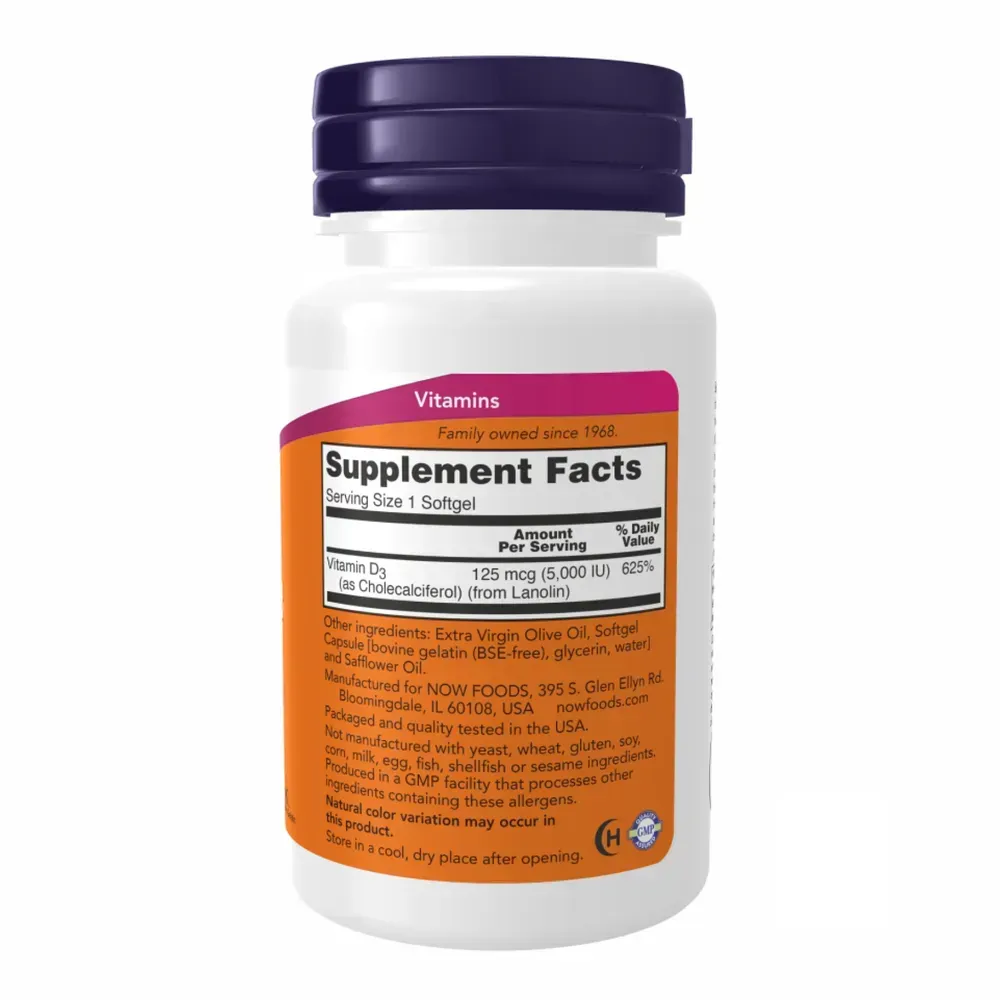 VIT D-3 5000 IU - 120 sgels