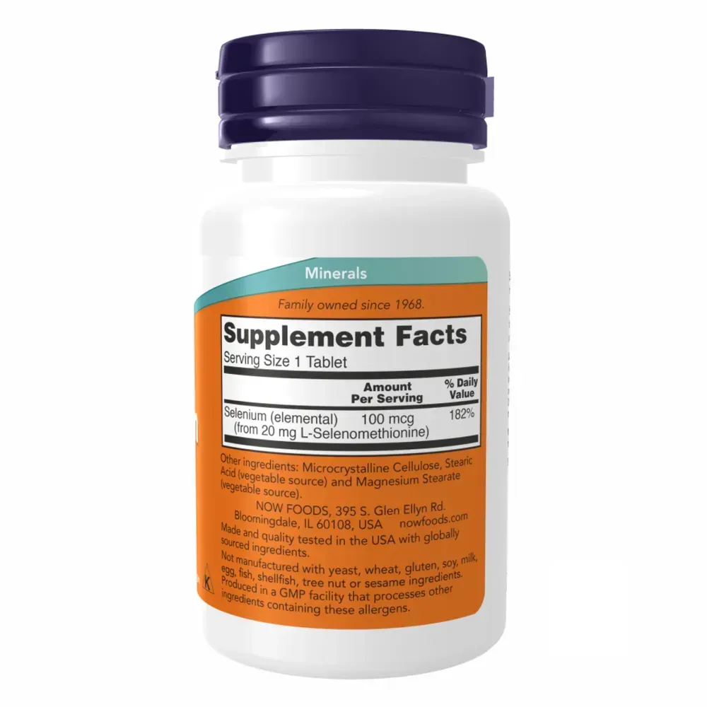 Selenium 100 mcg - 100 tabs