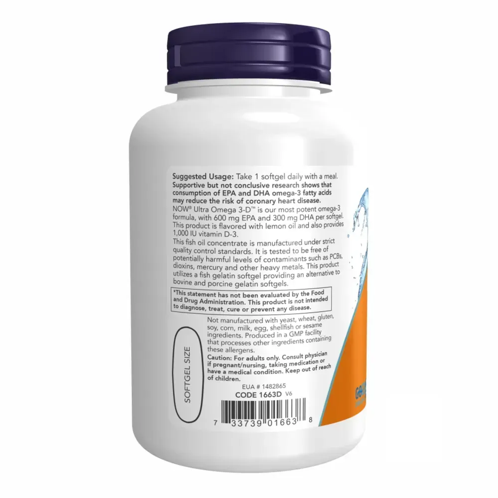 Ultra Omega 3-D Softgels - 90 softgels
