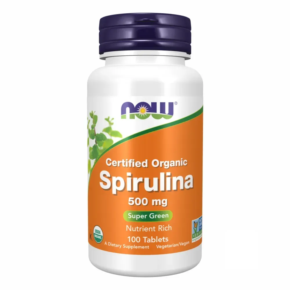 Spirulina, 500 мг, упаковка на 100 таблеток