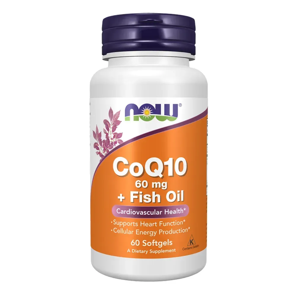CoQ10 60mg + Fish Oil - 60 sgels