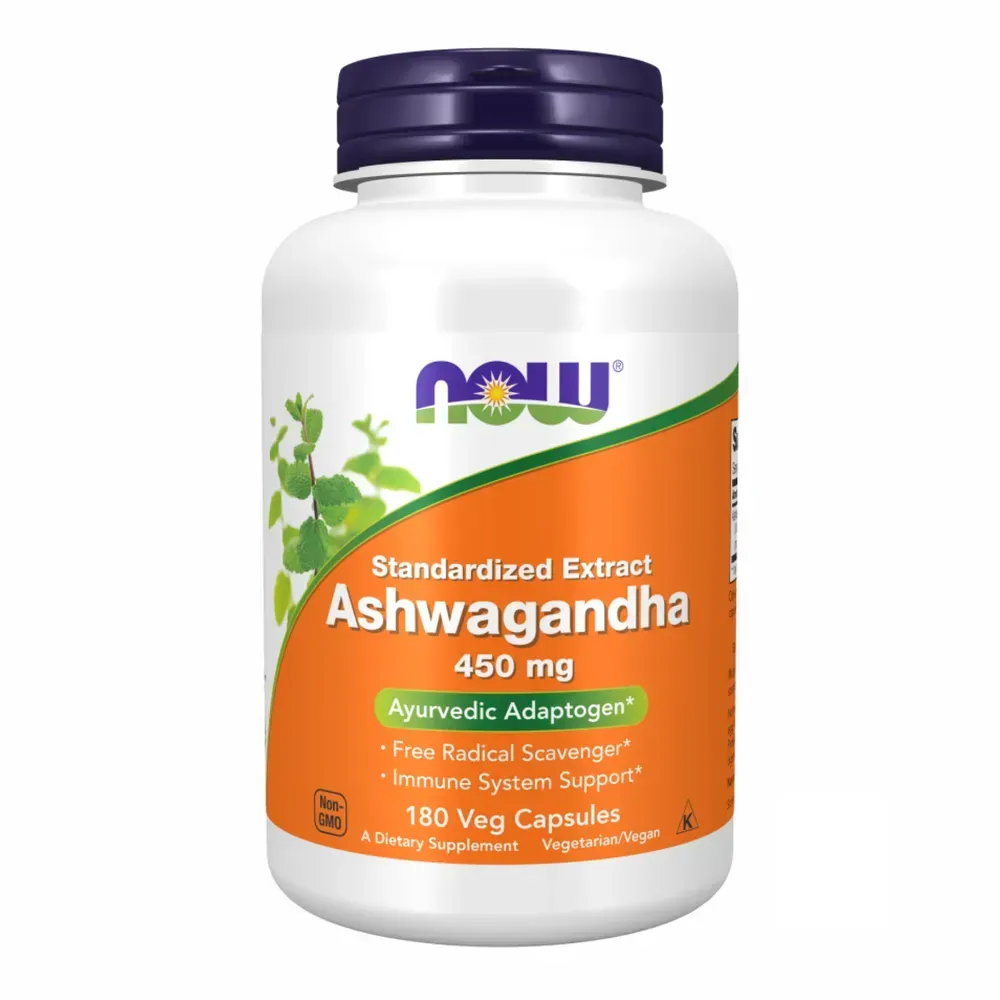 Ashwagandha, 450 мг, упаковка на 180 рослинних капсул