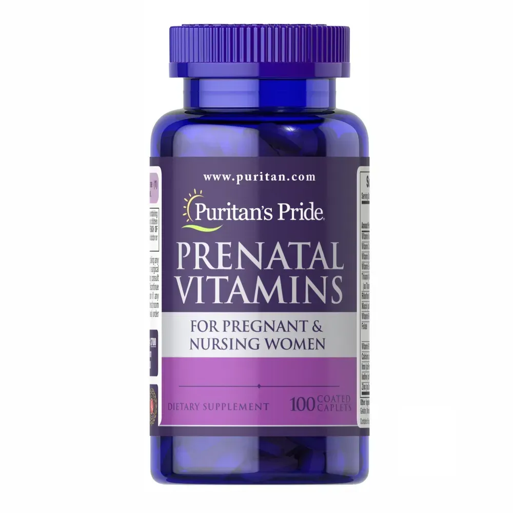 Puritans Pride Prenatal Vitamins - 100 Caplets