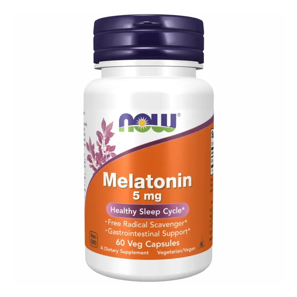 Мелатонін Melatonin, 5 мг, упаковка 60 капсул