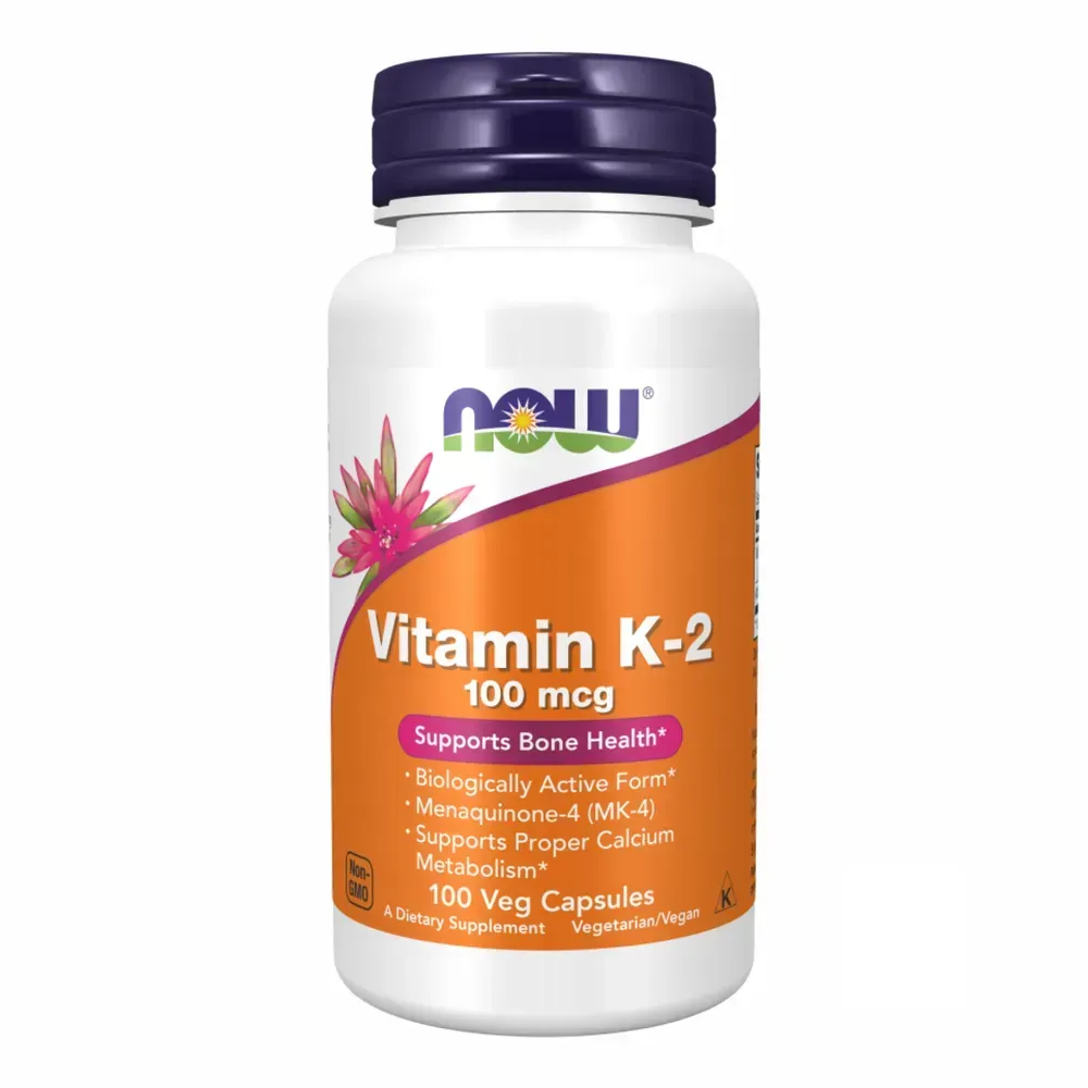 Vitamin K-2, 100 мкг, упаковка на 100 рослинних капсул