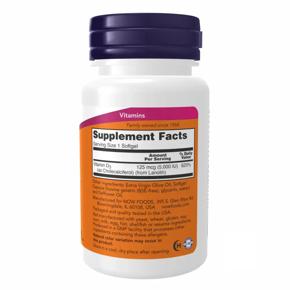 VIT D-3 5000 IU - 240 sgels