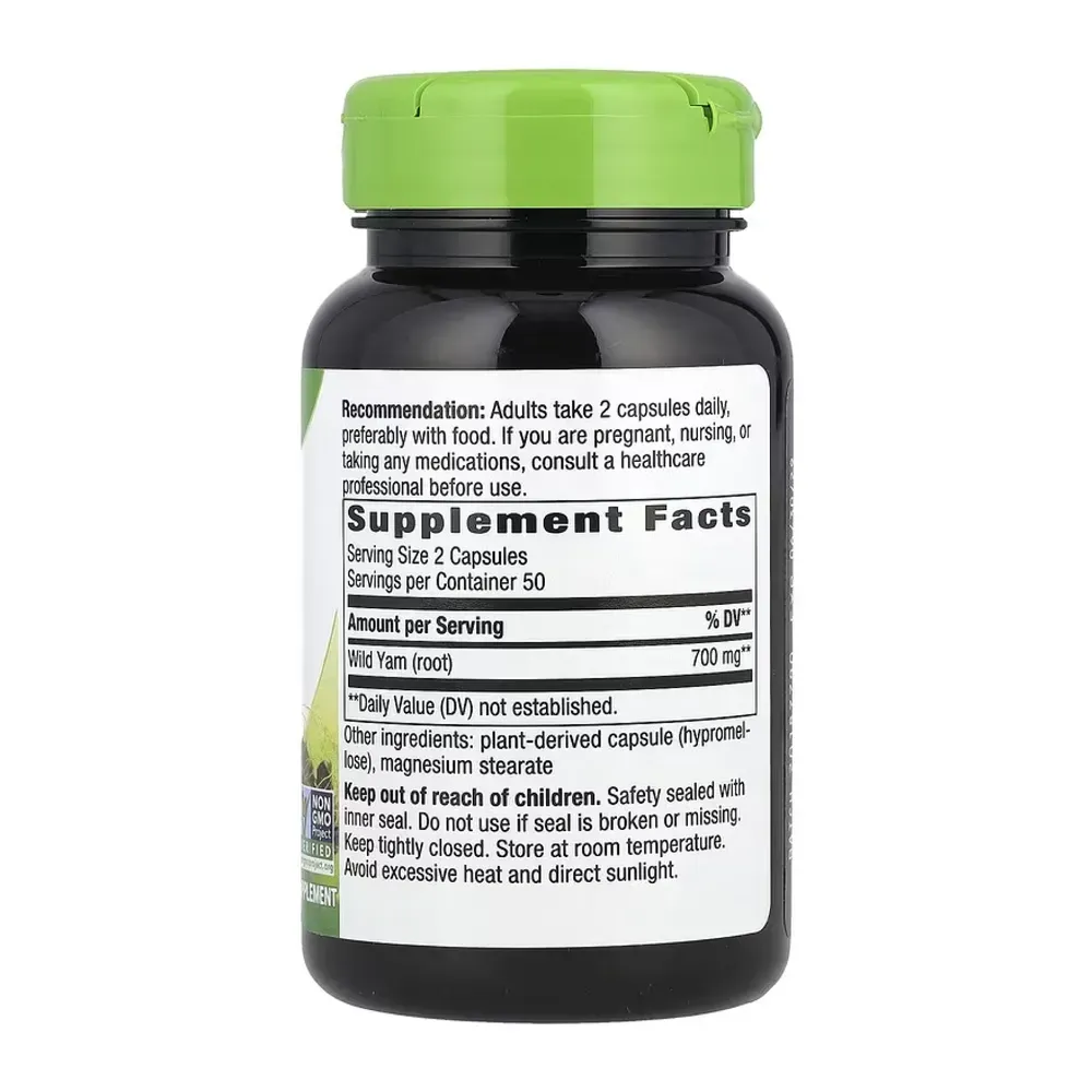 Wild Yam - 100 vcaps