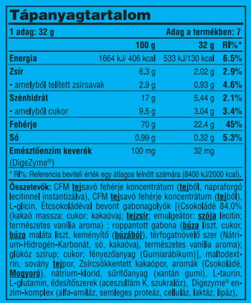 Compact Magic Whey Protein - 224g Chocolate Nougat with Choco Pieces