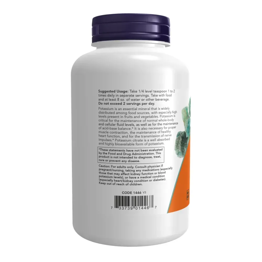 NOW Foods Potassium Citrate Powder - 12 oz, фото 3