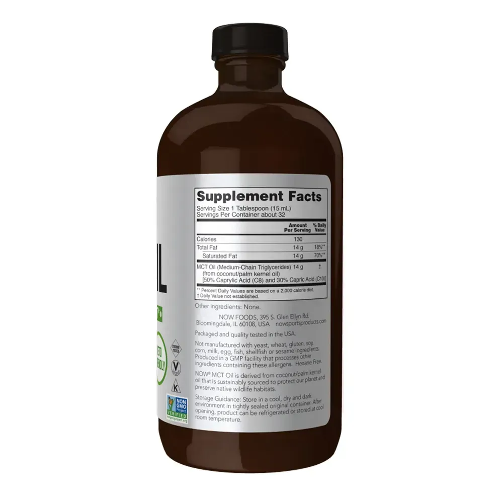 NOW Foods MCT Oil - 16 fl oz, фото 2