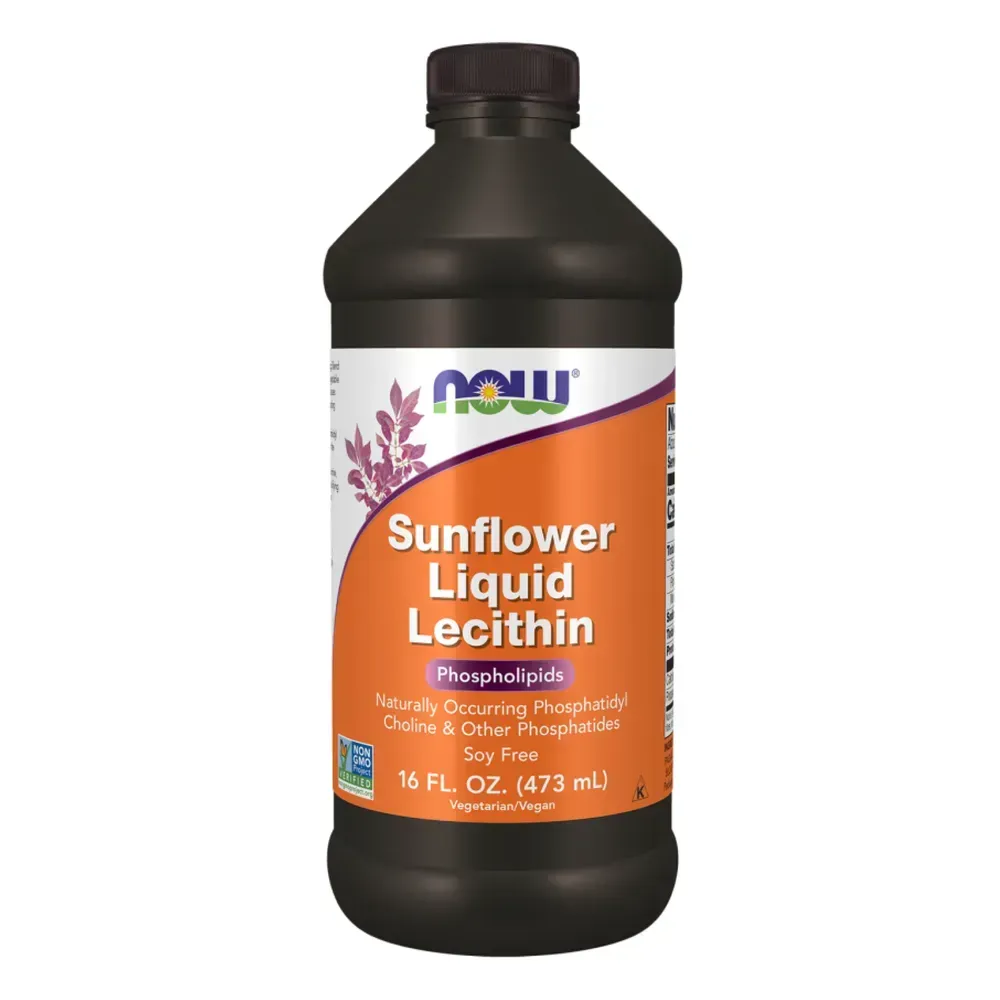 NOW Foods Sunflower Liquid Lecithin - 16 fl oz