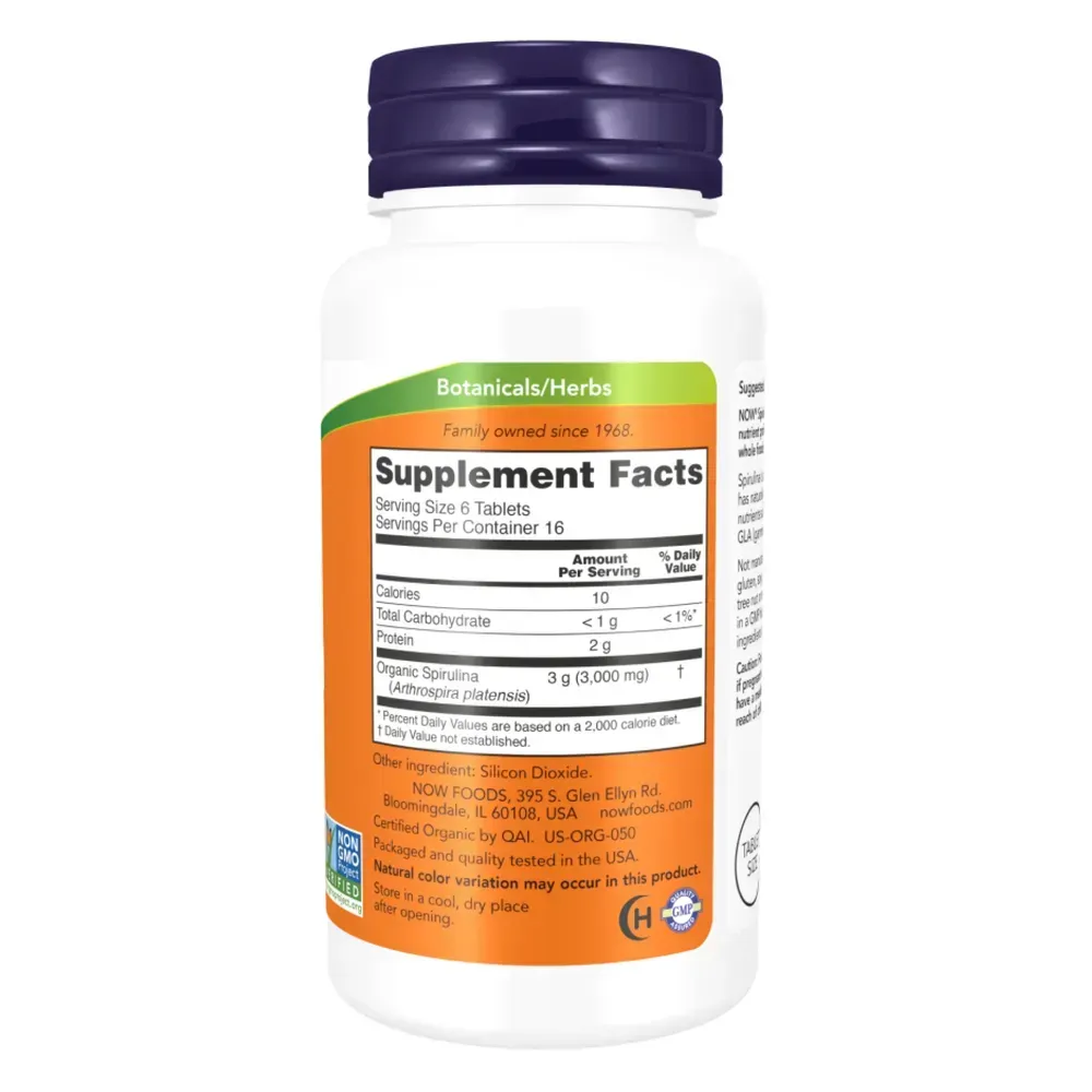 Spirulina 500mg - 500 tabs
