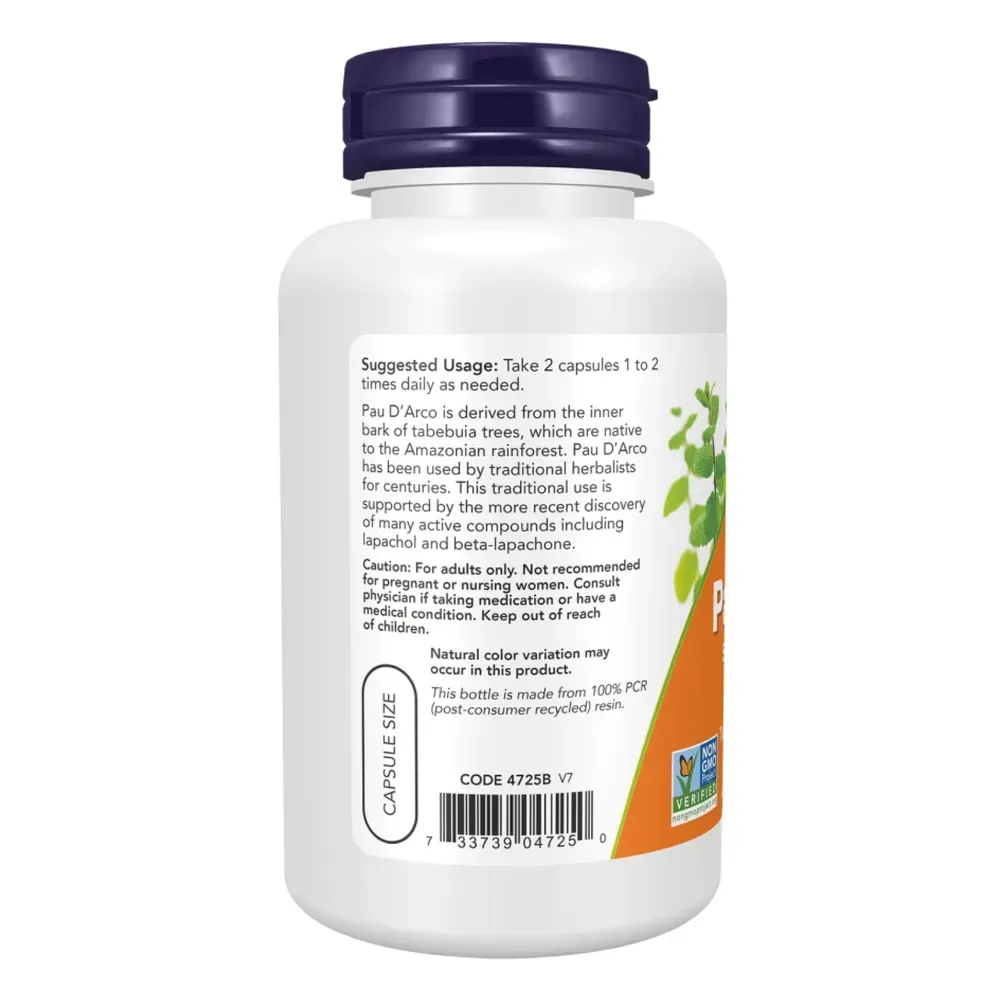 Pau D' Arco 500mg - 250 vcaps