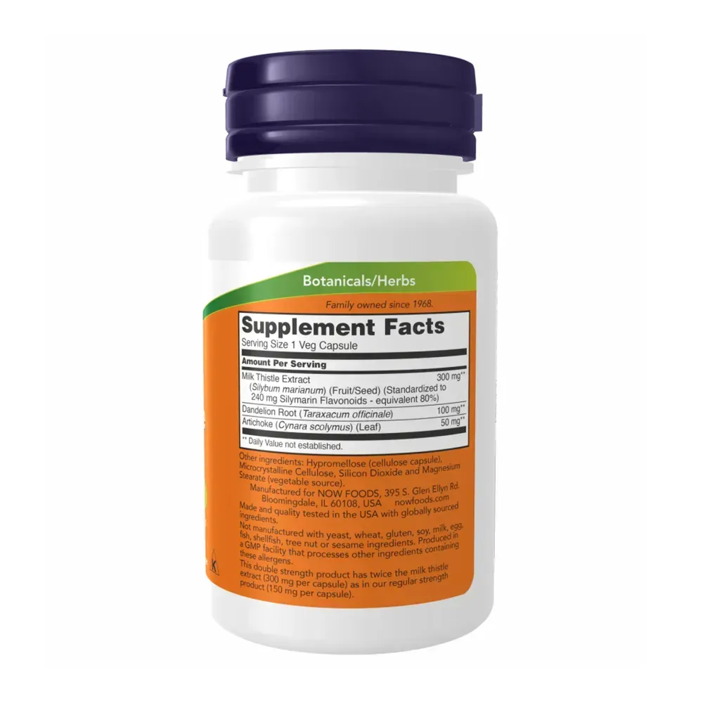 Silymarin Milk Thistle 300mg - 100 vcaps