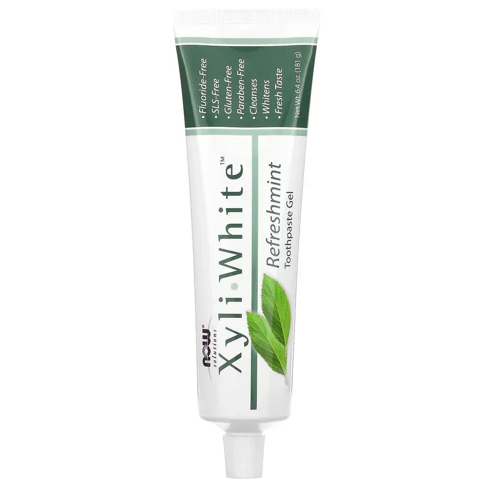 NOW Foods Xyliwhite Refreshmint Toothpaste Gel - 6.4 oz