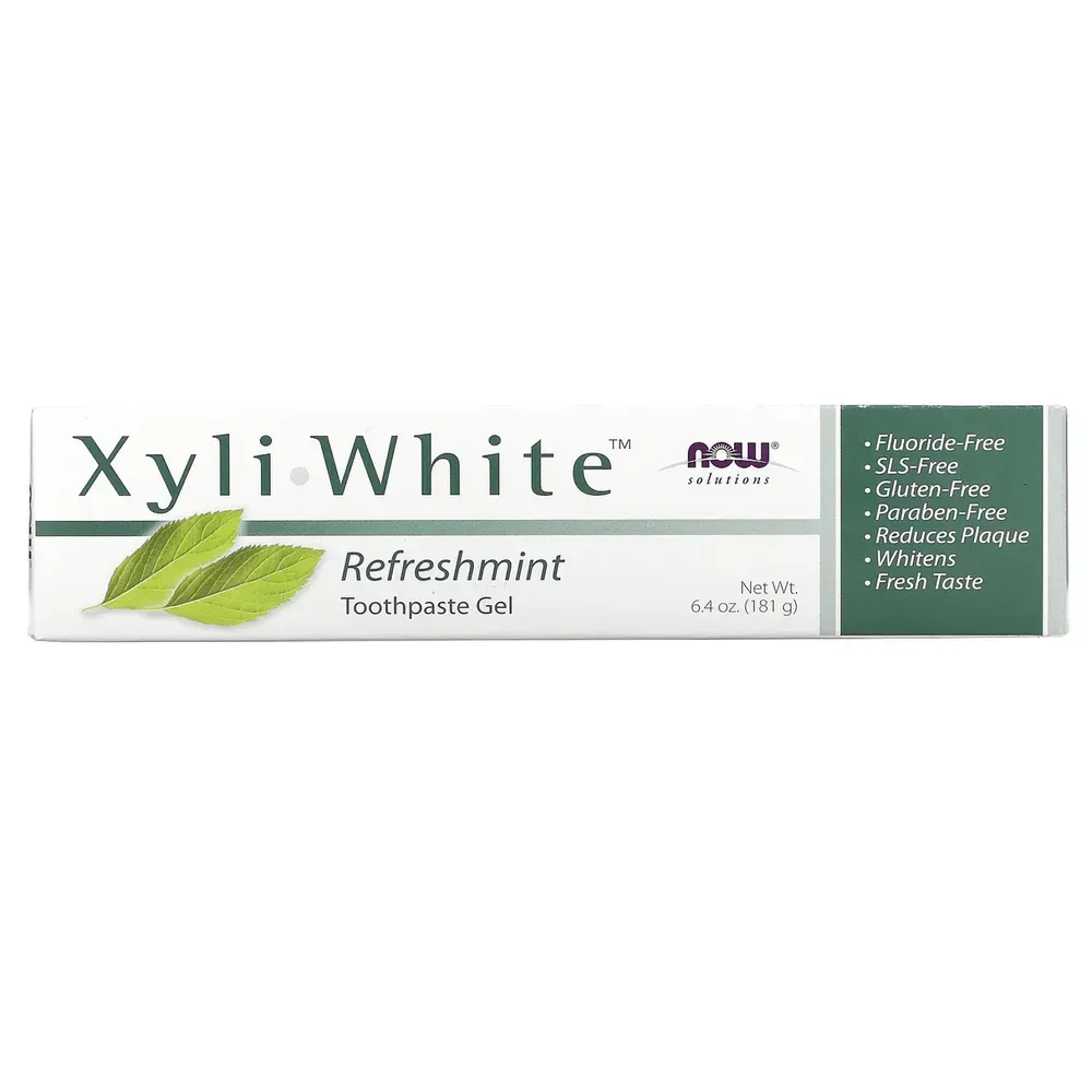 NOW Foods Xyliwhite Refreshmint Toothpaste Gel - 6.4 oz, фото 2