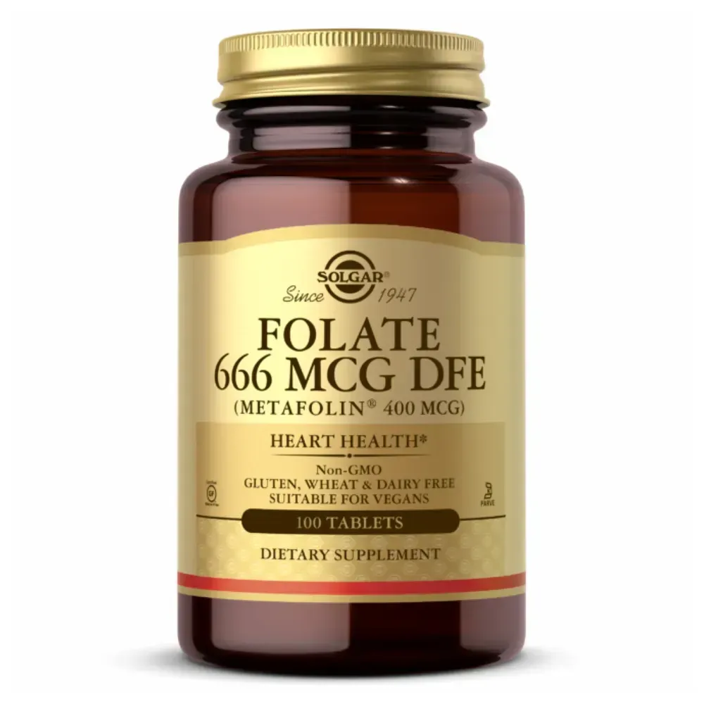 Folate 400 mcg (as Metafolin) - 100 Tabs