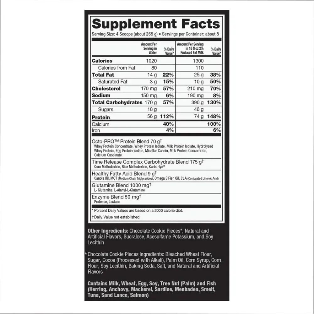 Muscle Juice Revolution 2600 - 2120g Cookies Creme