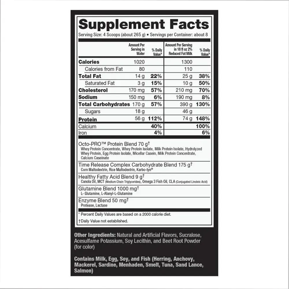 Muscle Juice Revolution 2600 - 5040g Banana