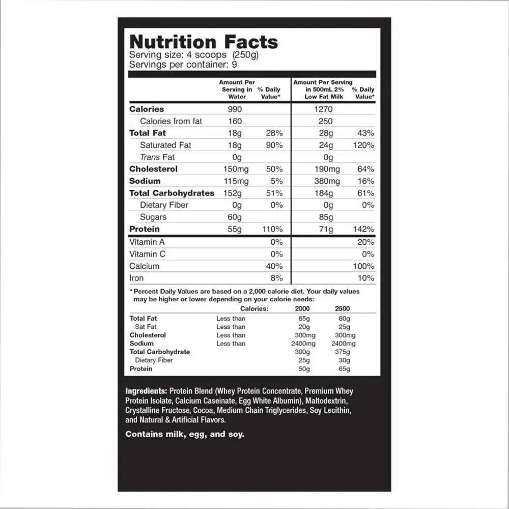 Muscle Juice 2544 - 2250g Chocolate