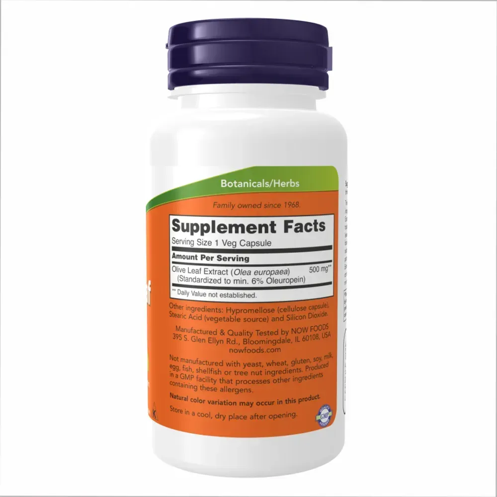 Olive Leaf Extract 500 mg - 60 veg caps