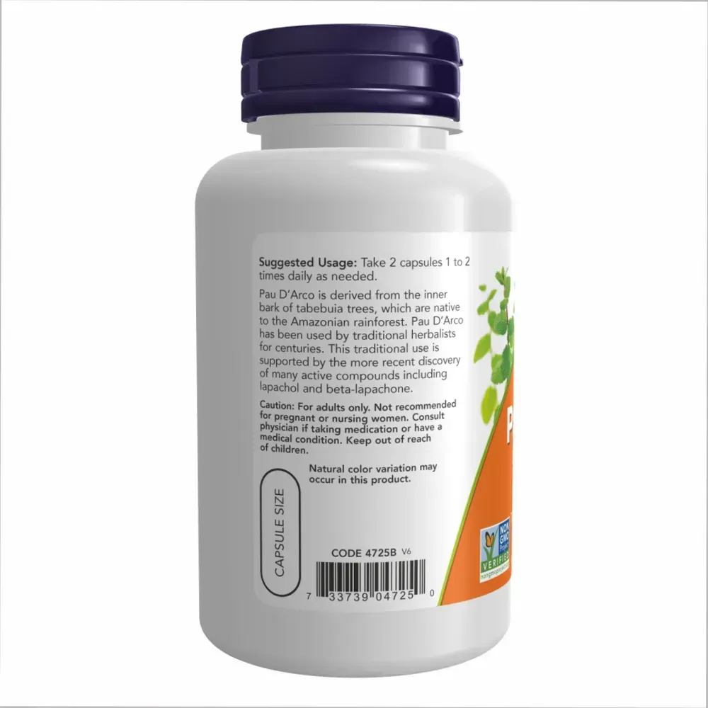 Pau D' Arco 500mg - 100 vcaps