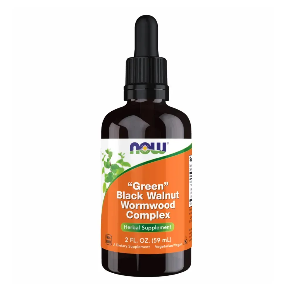 NOW Foods "Green" Black Walnut Wormwood Complex - 2 oz