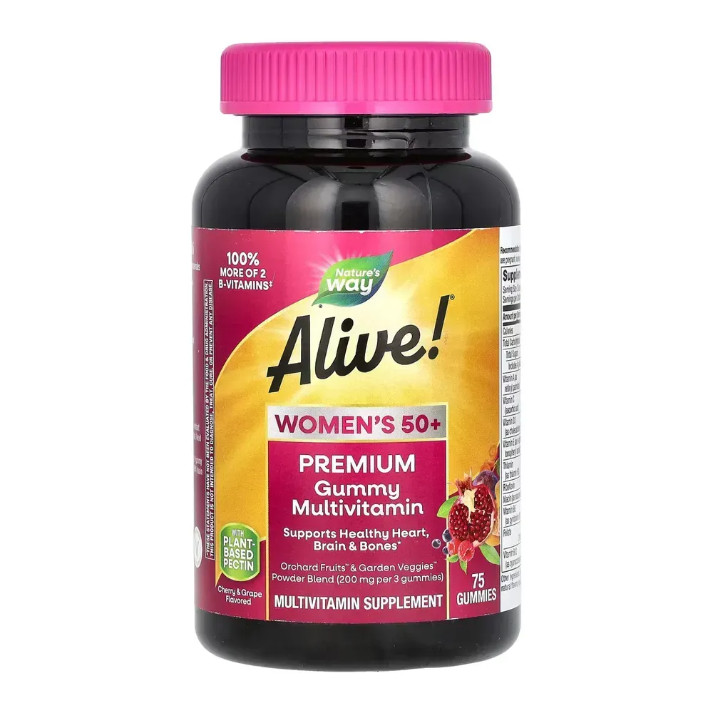 Nature's Way Women's 50+ Premium Multivitamin - 75 gummies