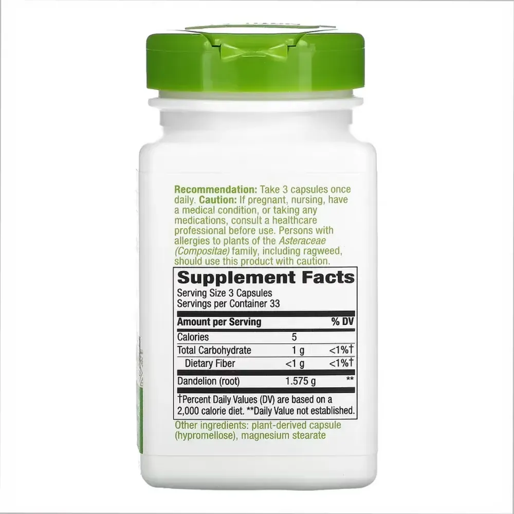 Dandelion Root - 100 vcaps