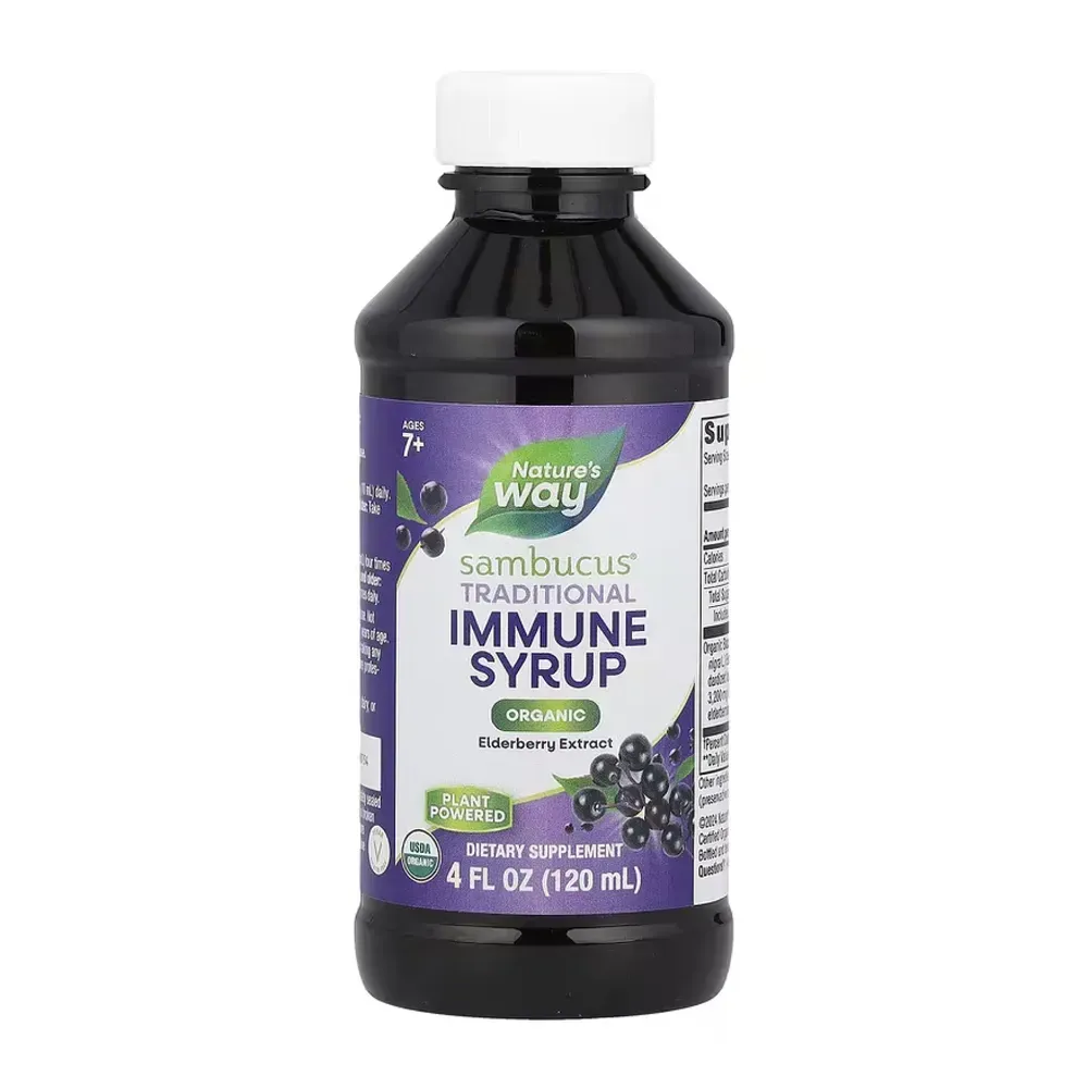 Nature's Way Organic Sambucus Original - 4 oz, фото 3