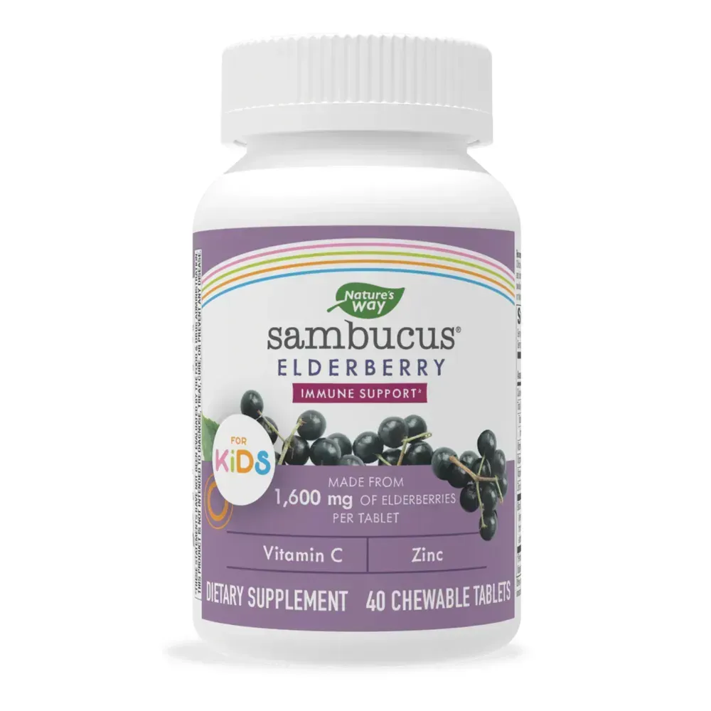 Nature's Way Sambucus Kids - 40 Chew Tabs