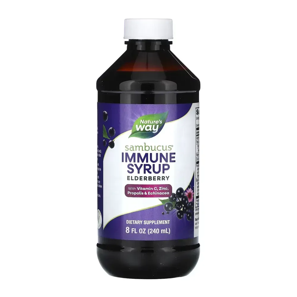 Nature's Way Sambucus Immune Syrup - 8 oz, фото 3