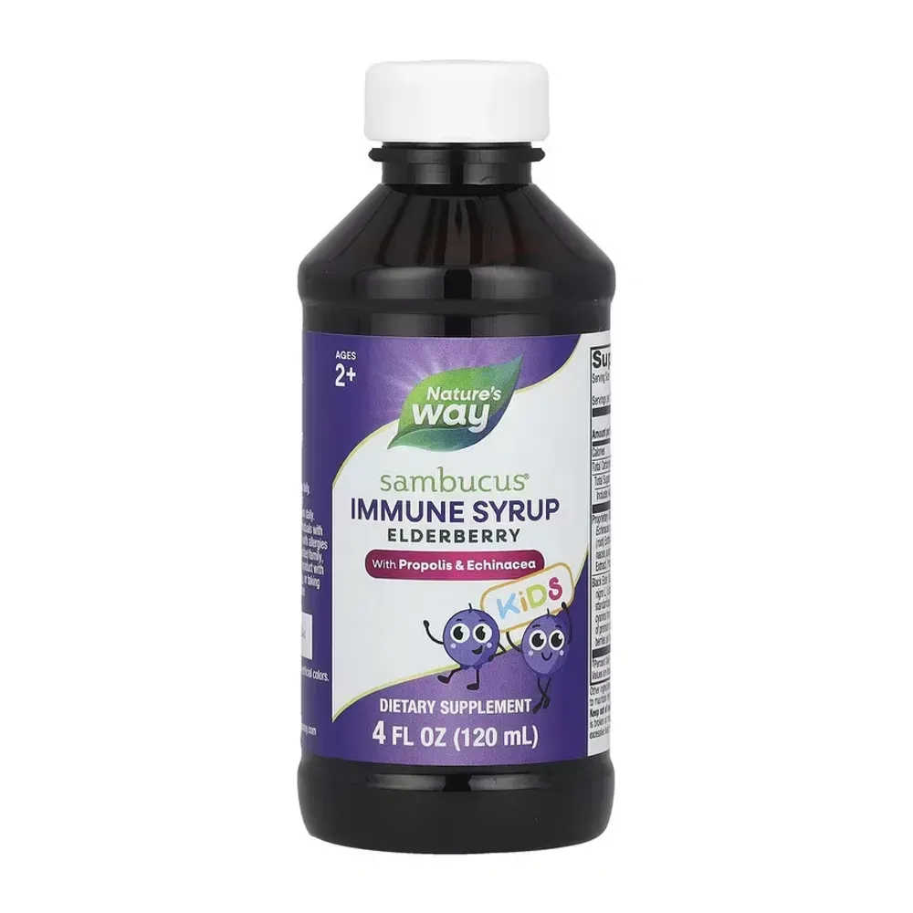 Nature's Way Sambucus Immune Syrup For Kids - 4 oz, фото 3