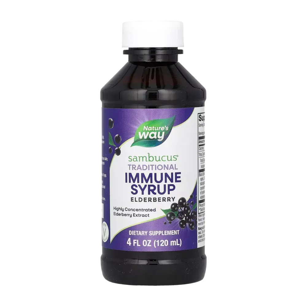 Nature's Way Sambucus Original Syrup - 4 oz, фото 3