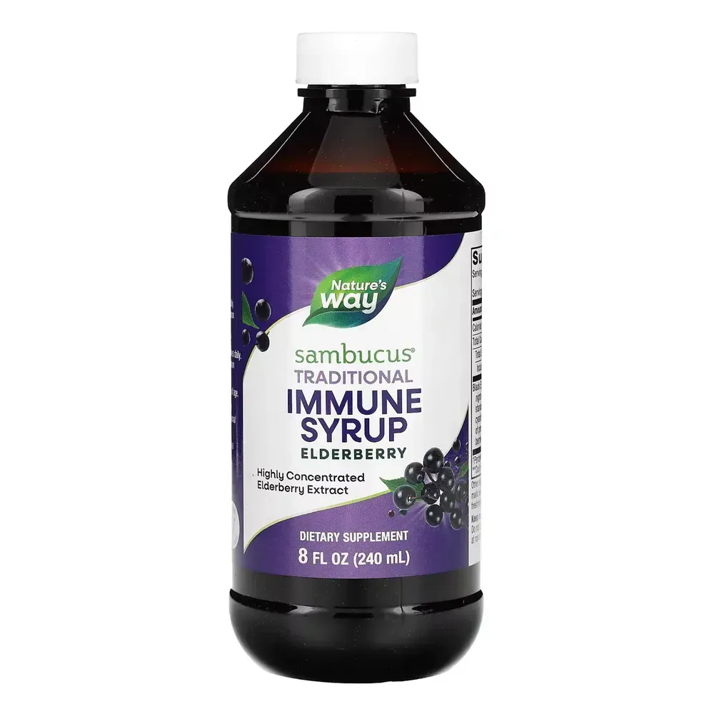 Nature's Way Sambucus Original Syrup - 8 oz, фото 3