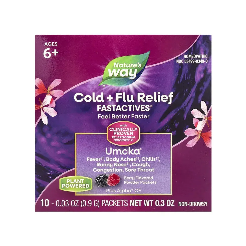 Nature's Way Umcka Cold & Flu Berry Fastactv - 10x.912g