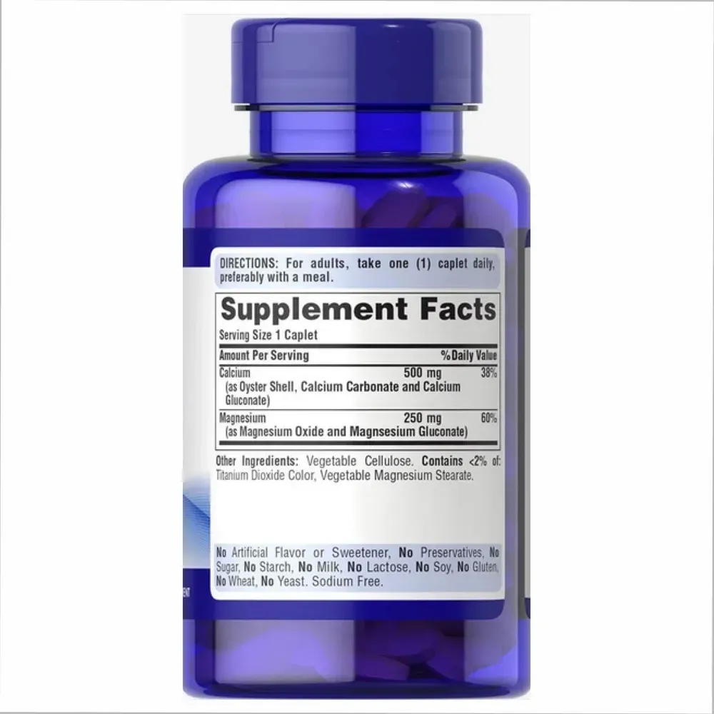 Calcium Magnesium Chelated - 100 caps